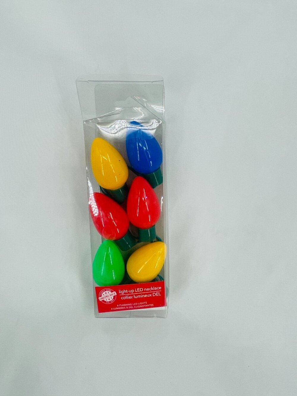 Christmas House Light Up LED Light Necklace New in Box